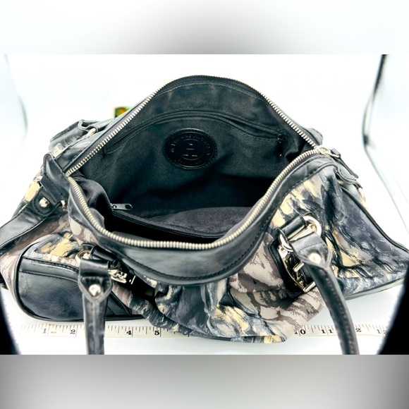 🌺Rare Etienne Aigner Multi Colored Brown & Black Tones Tote Bag | Purse🌸🌺 - Picture 10 of 14